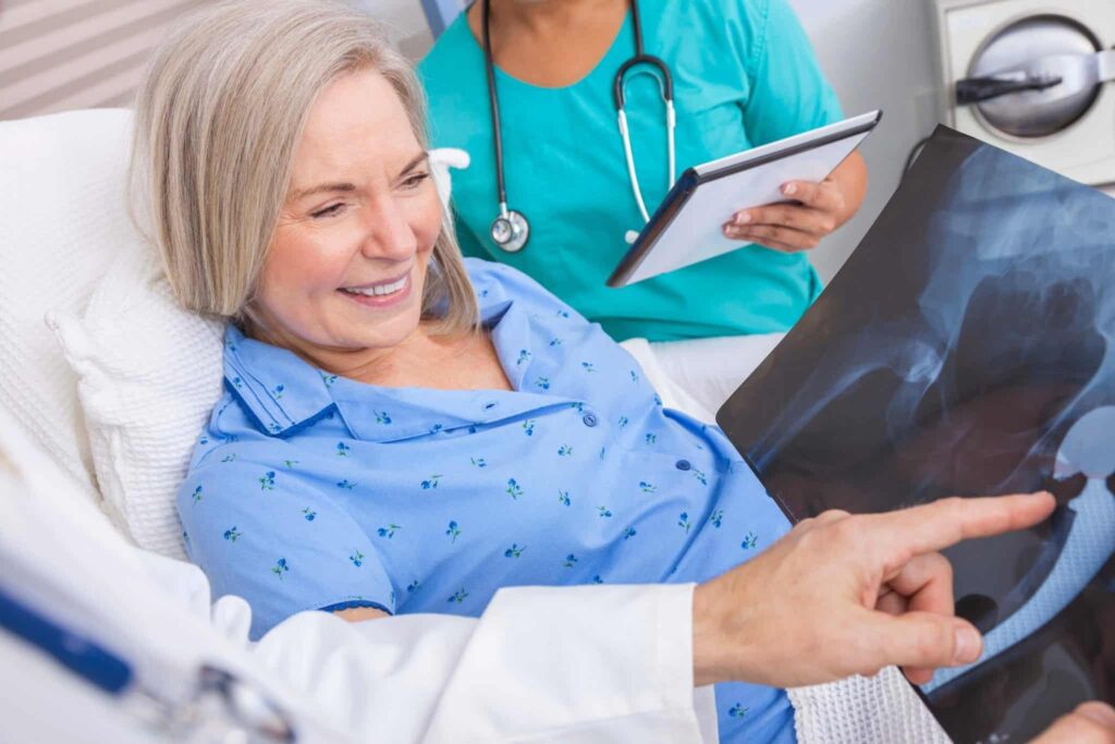 hip surgery patient